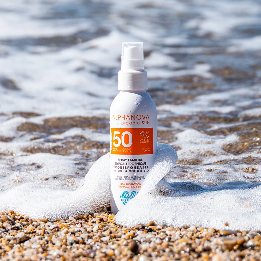 ALPHANOVA ORGANIC SUN CREME SOLAIRE HYPOALLERGENIQUE BIO SPF50+ 50G