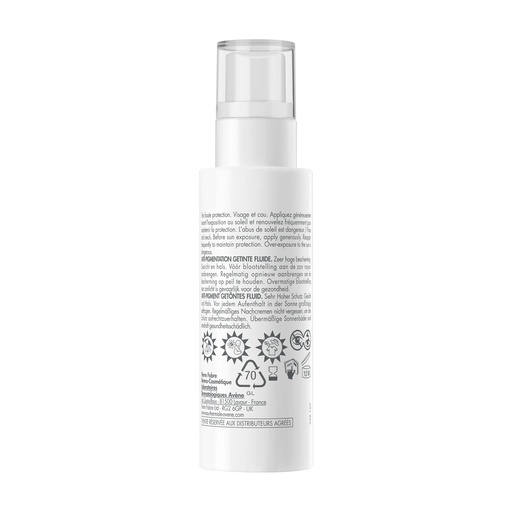 AVENE SOLAIRE FLUIDE ANTI-PIGMENTATION TEINTE SPF50+ 40ML