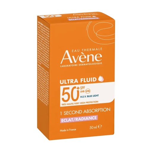 AVENE SOLAIRE ULTRA FLUID RADIANCE SPF50+ 50ML
