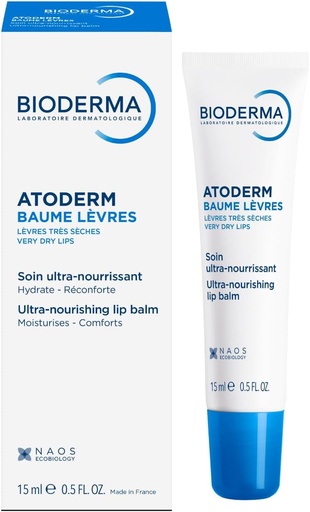 BIODERMA ATODERM BAUME LEVRES 15ML