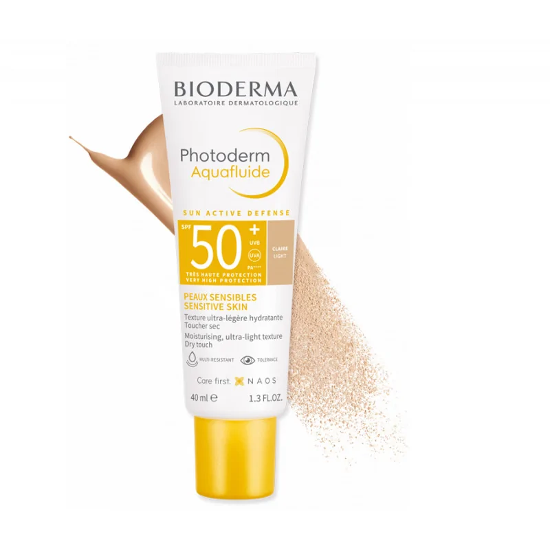 BIODERMA PHOTODERM AQUAFLUIDE SPF50+ TEINTE CLAIRE 40ML