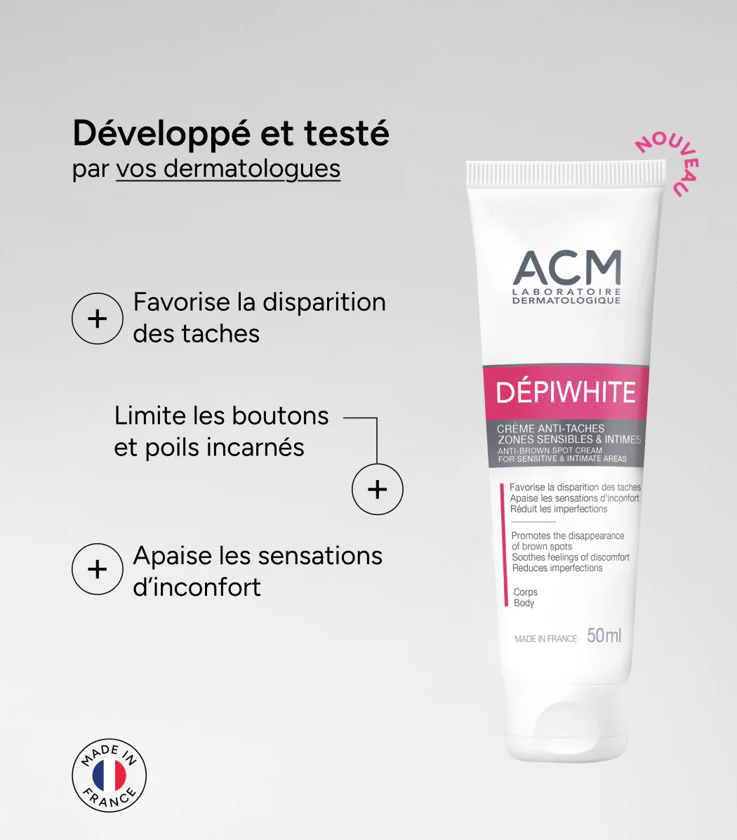 ACM DEPIWHITE CREME ANTI-TACHES ZONES SENSIBLES ET INTIMES 50ML