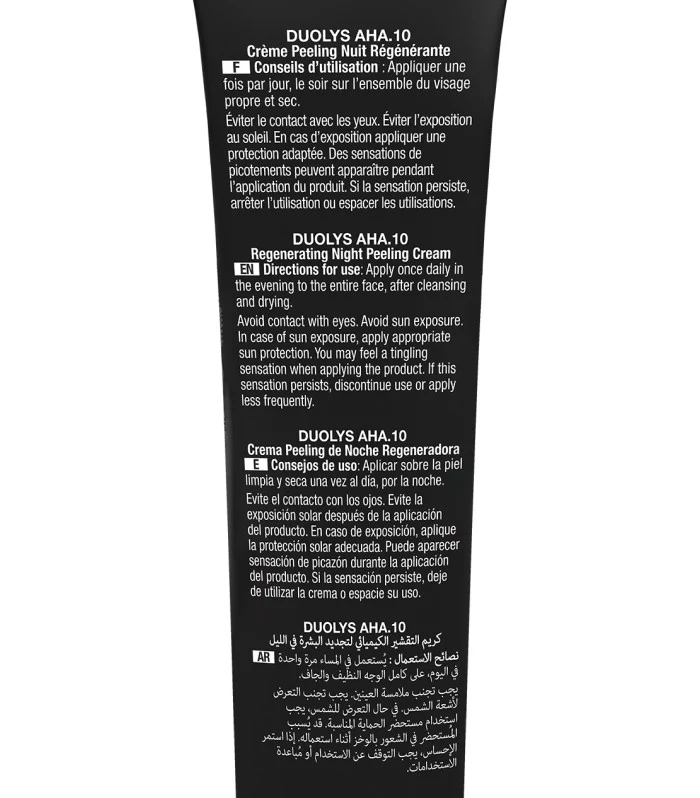 ACM DUOLYS AHA 10 CREME PEELING NUIT 40ML