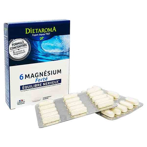 DIETAROMA 6 MAGNESIUM FORTE - EQUILIBRE NERVEUX - 30 COMPRIMES