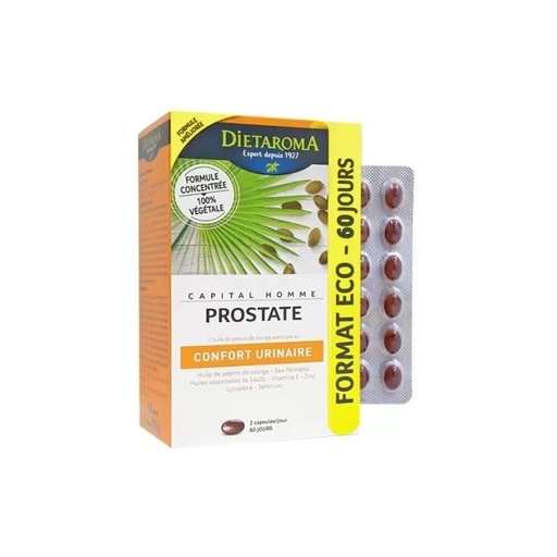 DIETAROMA CAPITAL HOMME PROSTATE - CONFORT URINAIRE - 60 CAPSULES