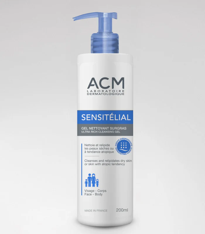 [3760095250243] ACM SENSITELIAL GEL NETTOYANT SURGRAS 200ML