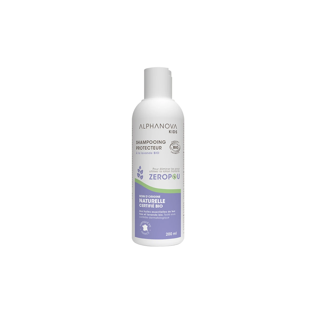 ALPHANOVA KIDS ZEROPOU SHAMPOOING PROTECTEUR BIO 200ML
