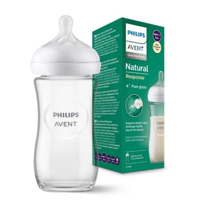 AVENT BIBERON NATURAL EN VERRE 240ML