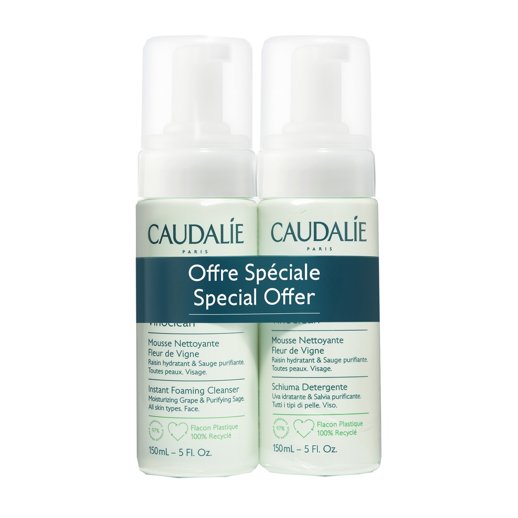 [3522930027812] CAUDALIE DUO VINOCLEAN MOUSSE NETTOYANTE - FLEUR DE VIGNE 150ML