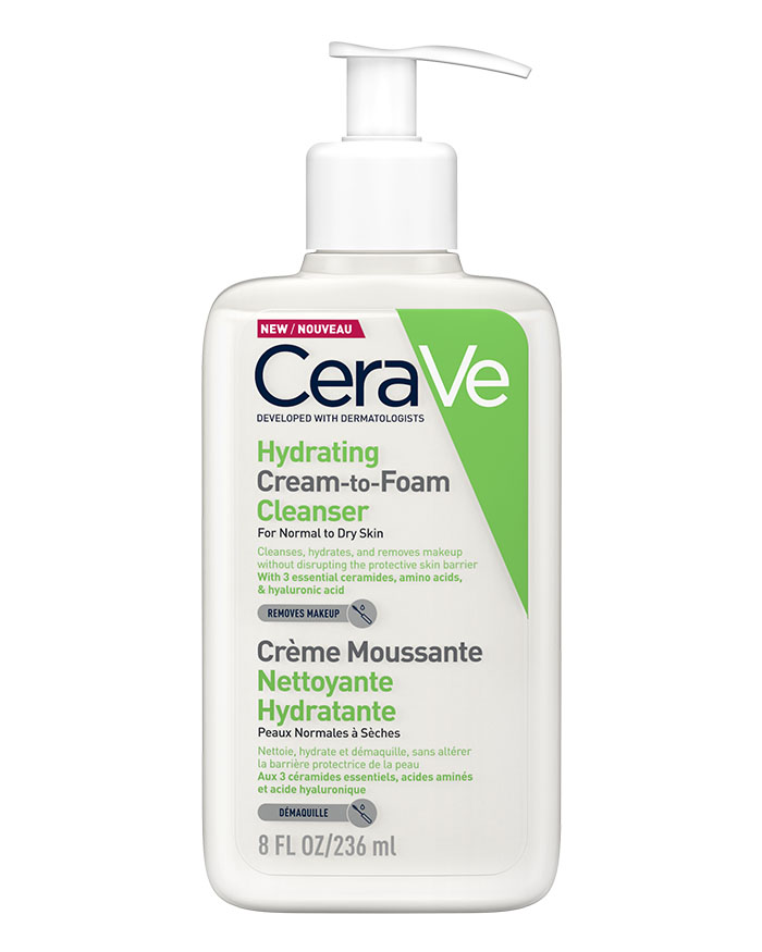 CERAVE CREME MOUSSANTE NETTOYANTE HYDRATANTE 236ML