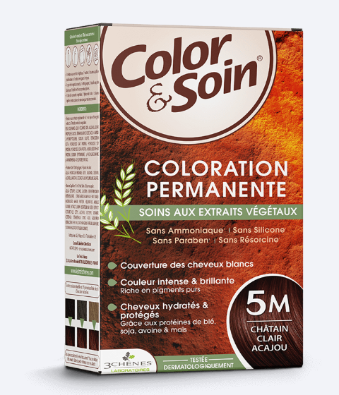 COLOR ET SOIN CHATAIN CLAIR ACAJOU 5M