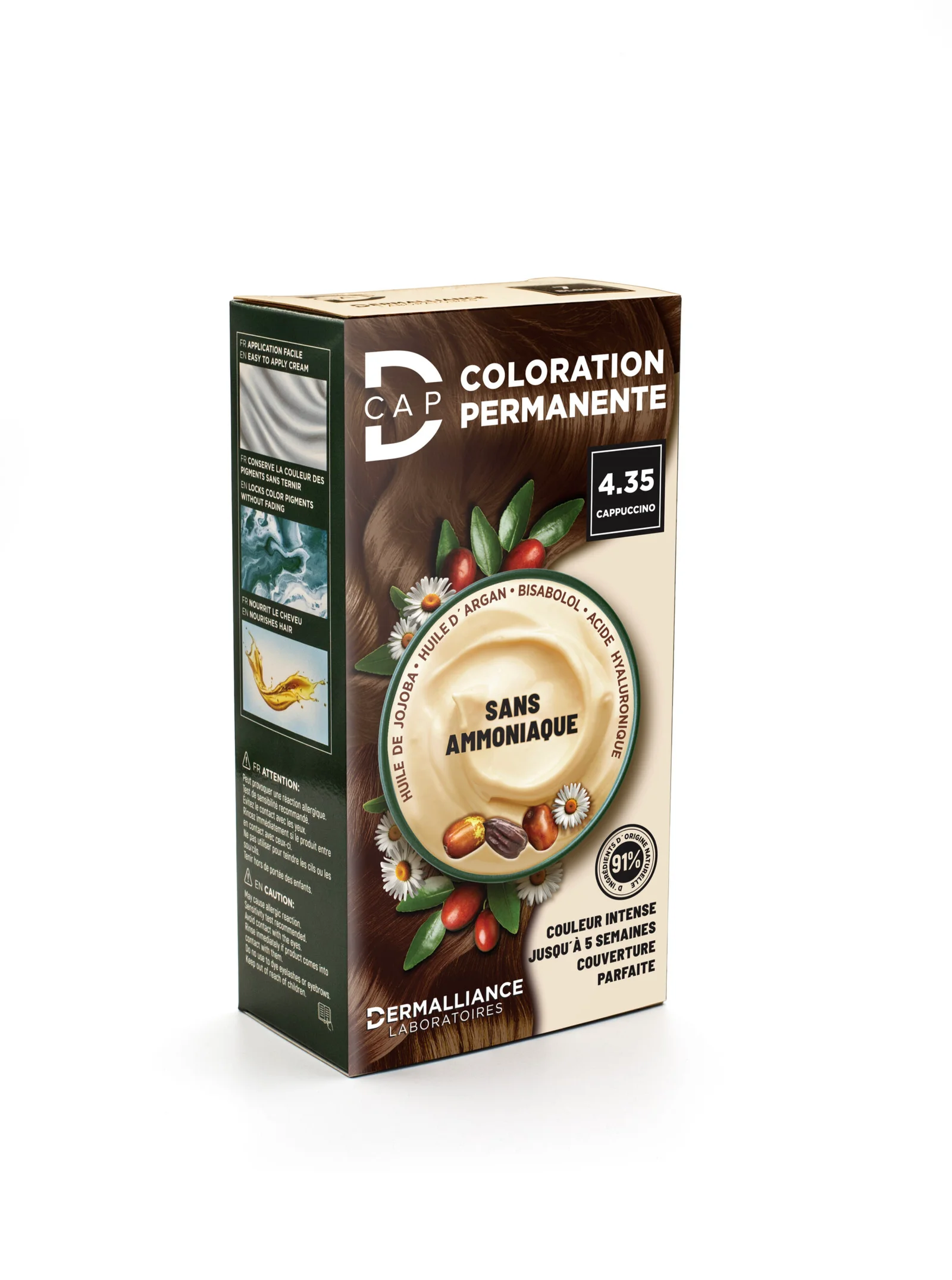 [6111266710382] D-CAP COLORATION PERMANENTE - 4.35 CAPPUCCINO