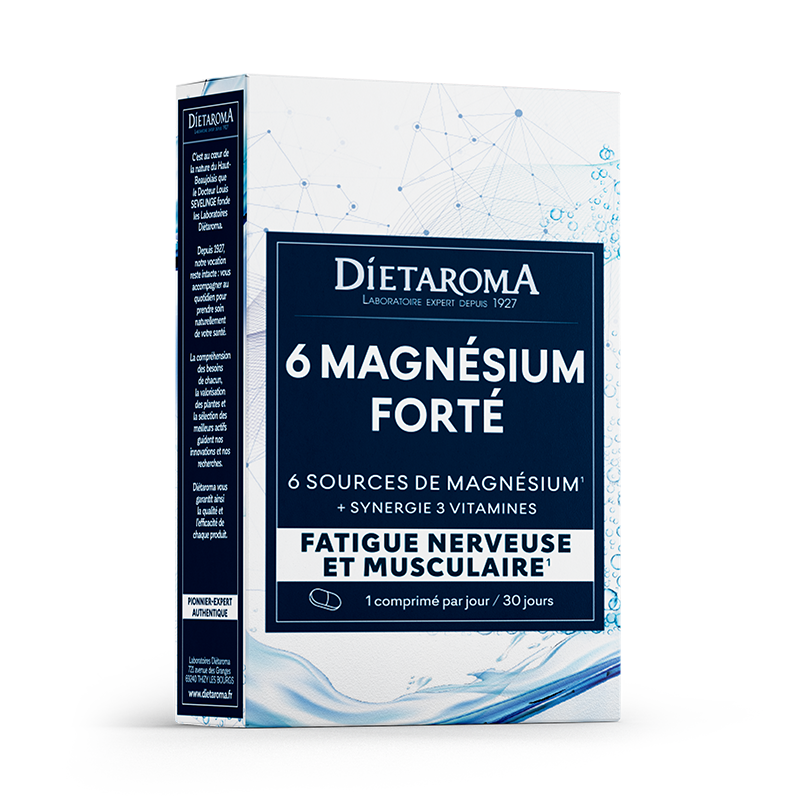 DIETAROMA 6 MAGNESIUM FORTE - EQUILIBRE NERVEUX - 30 COMPRIMES
