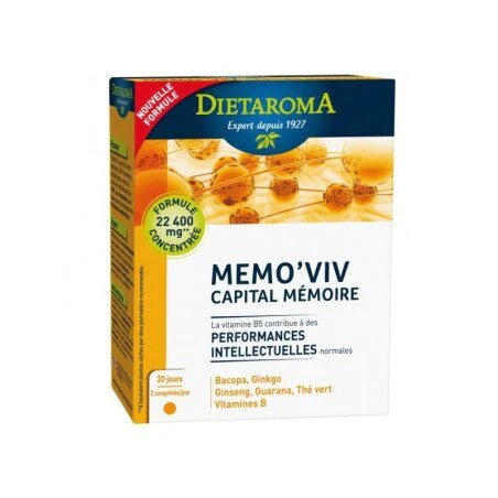 [3460340023546] DIETAROMA MEMO'VIV CAPITAL MEMOIRE - 60 COMPRIMES