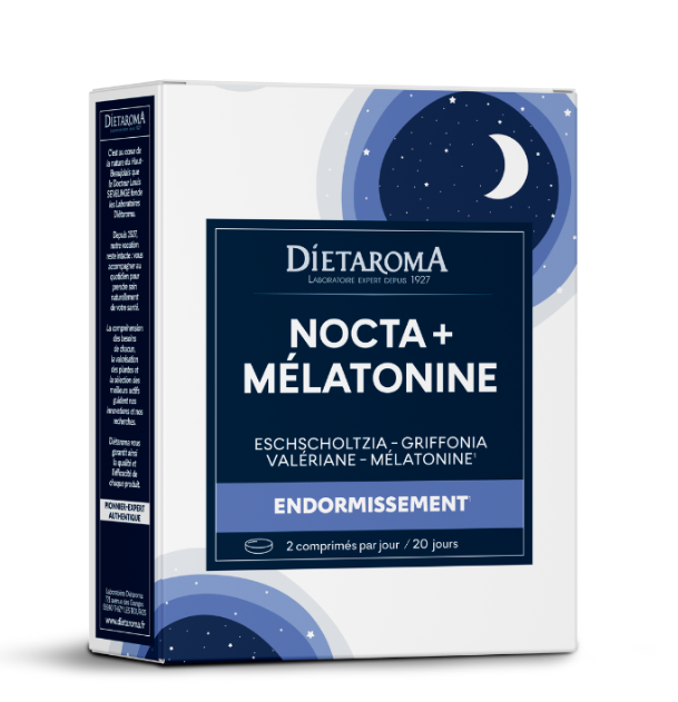 DIETAROMA NOCTA + MELATONINE - 40 COMPRIMES