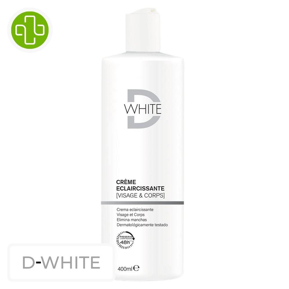D-WHITE CREME ECLAIRCISSANTE VISAGE ET CORPS 400ML