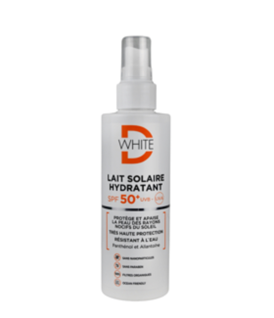D-WHITE LAIT SOLAIRE HYDRATANT SPF50+ 200ML