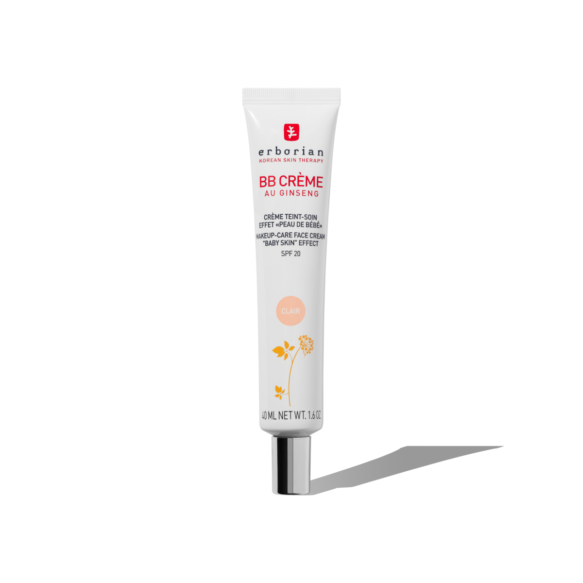 [8809255787078] ERBORIAN SUPER BB AU GINSENG SPF20 - CLAIR 40ML