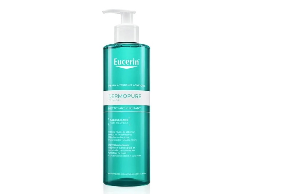 [4005800181757] EUCERIN DERMOPURE CLINICAL GEL NETTOYANT PURIFIANT 200ML