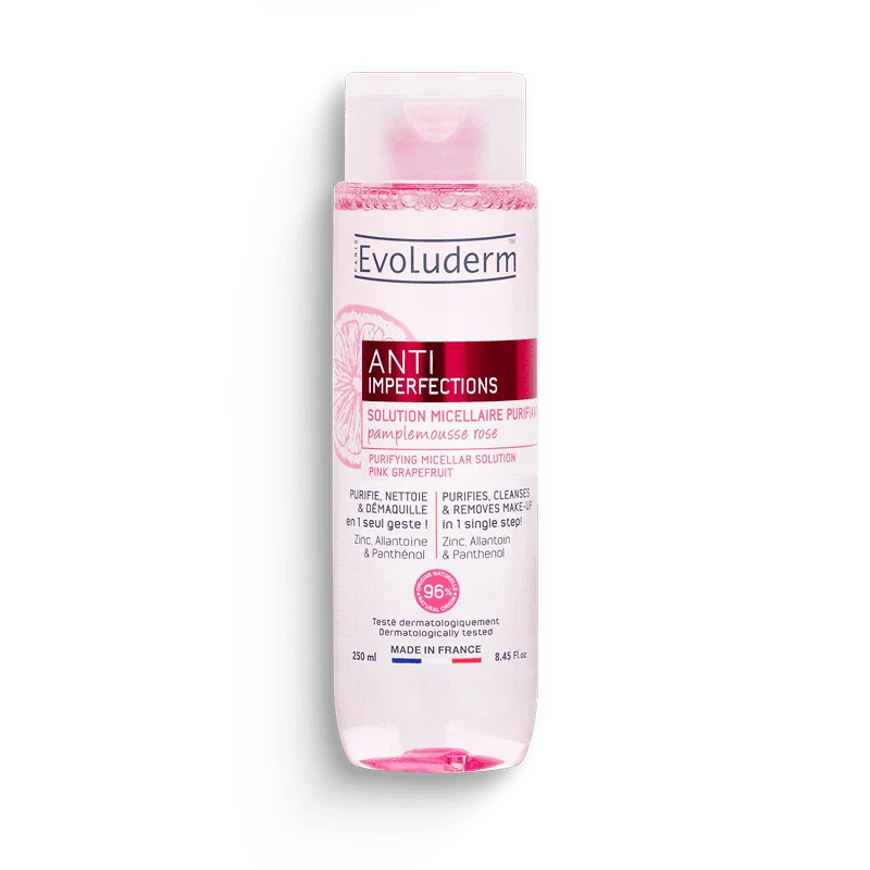 EVOLUDERM SOLUTION MICELLAIRE PURIFIANTE 250ML