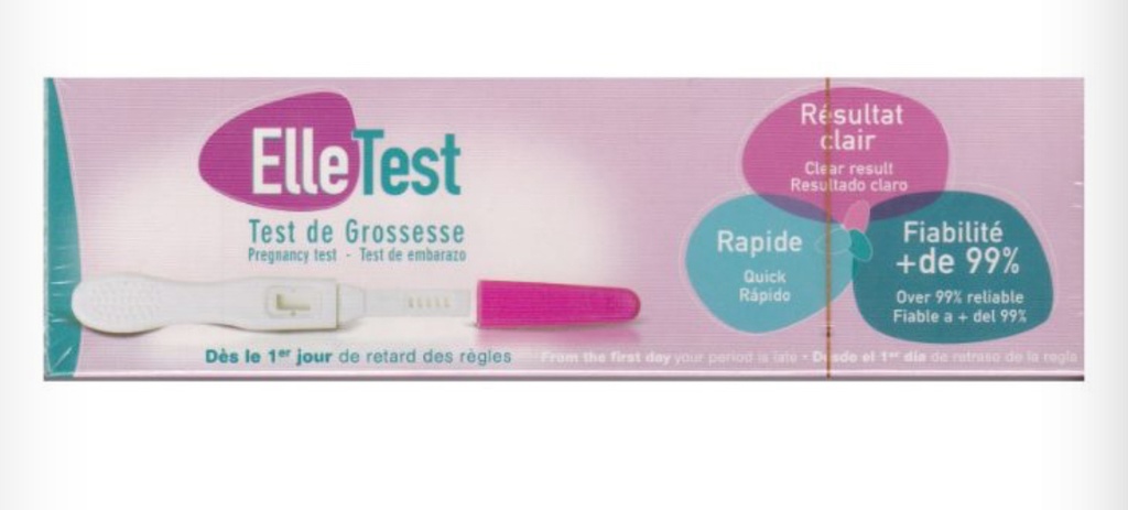 [3518646122248] GILBERT ELLE TEST DE GROSSESSE
