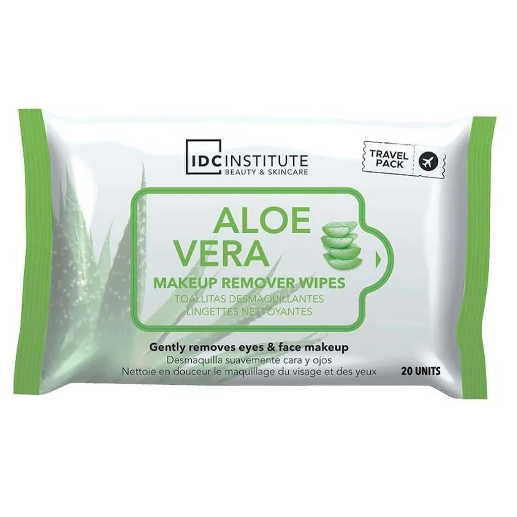 IDC INSTITUTE ALOE VERA MAKEUP REMOVER WIPES