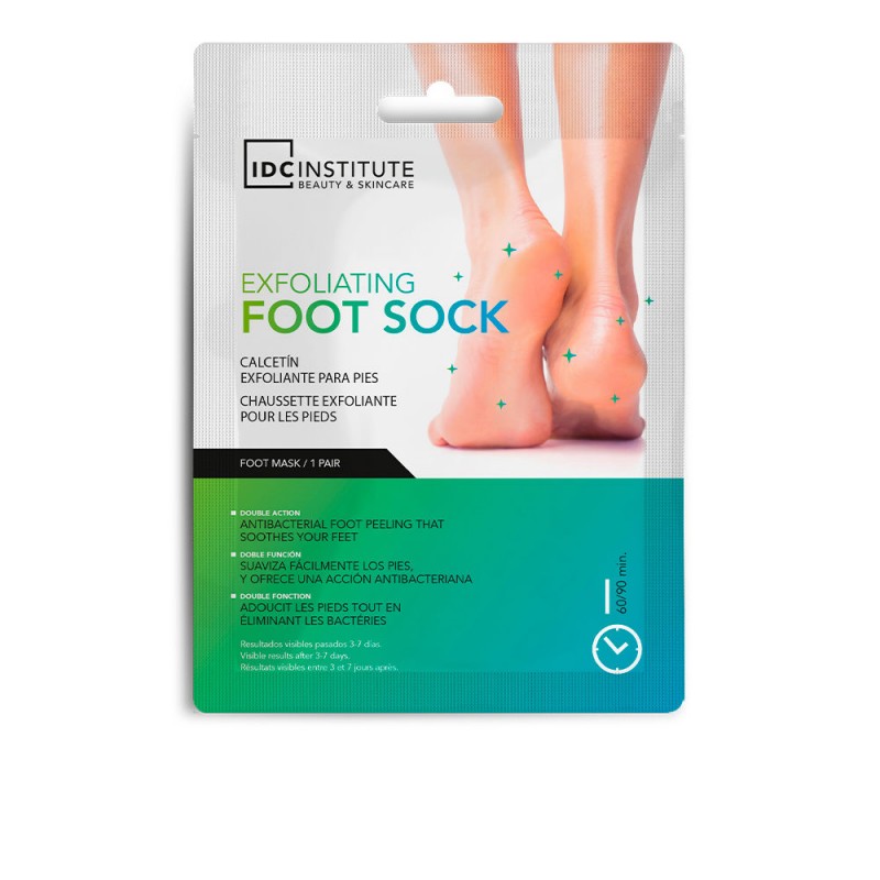 [8436591925569] IDC INSTITUTE EXFOLIATING FOOT SOCK 77015