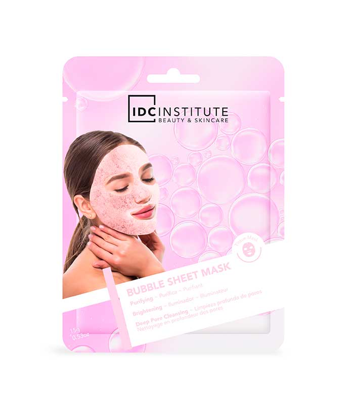 IDC INSTITUTE PINK BUBBLE SHEET MASK