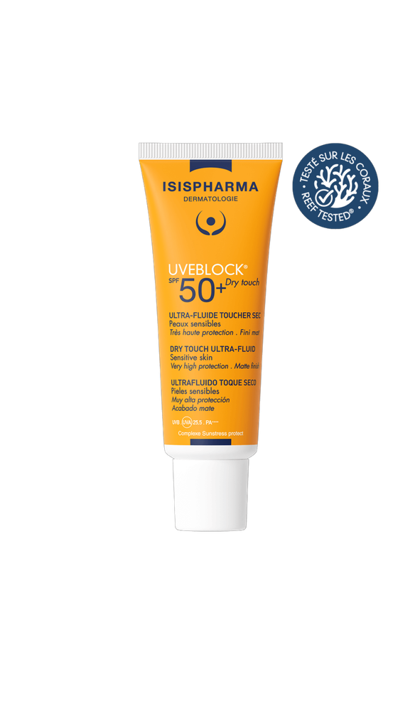 ISISPHARMA UVEBLOCK DRY TOUCH TEINTE CLAIRE SPF50+ 40ML