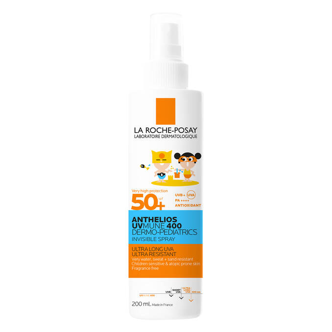 LA ROCHE POSAY ANTHELIOS UVMUNE 400 DERMO-PEDIATRICS SPRAY INVISIBLE SPF50+ 200ML