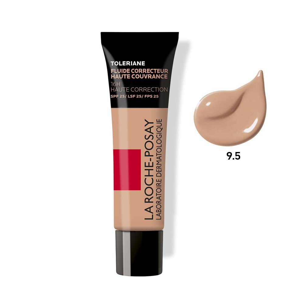 LA ROCHE POSAY TOLERIANE FLUIDE CORRECTEUR SPF25 - TEINTE 9.5 30ML