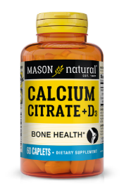 MASON NATURAL CALCIUM CITRATE + D3 60 CAPLETS