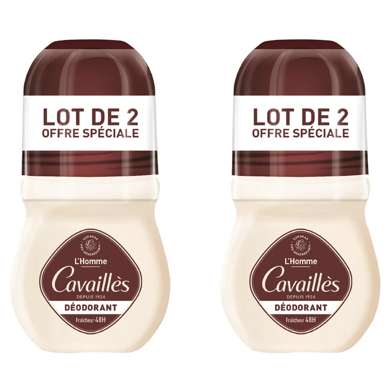 ROGE CAVAILLES PACK L'HOMME DEODORANT 48H ROLL-ON 2*50ML