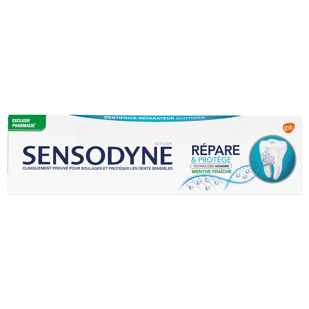 SENSODYNE DENTIFRICE REPARE ET PROTEGE MENTHE 75ML
