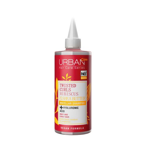 URBAN CARE TWISTED CURLS HIBISCUS ET SHEA BUTTER MICELLAR SHAMPOO 340ML