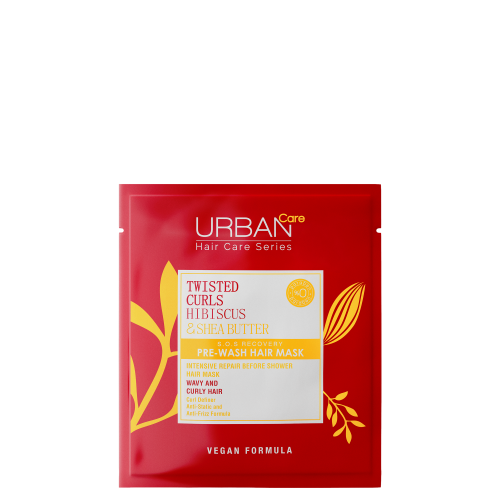 [8680690706585] URBAN CARE TWISTED CURLS HIBISCUS ET SHEA BUTTER PRE-WASH MASK 50ML