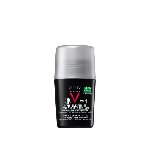 VICHY HOMME DEODORANT 72H INVISIBLE RESIST ROLL-ON 50ML