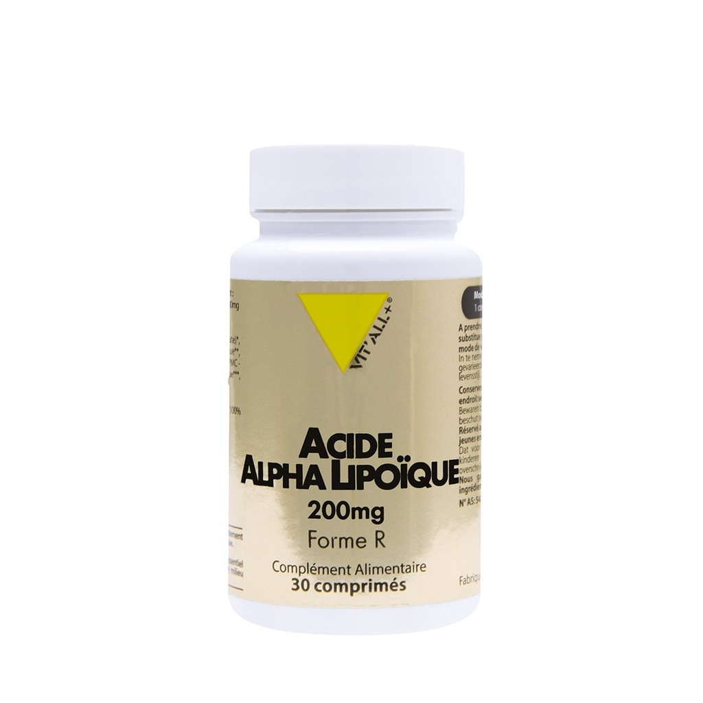 VITALL+ ACIDE ALPHA LIPOIQUE 200MG - 30 COMPRIMES