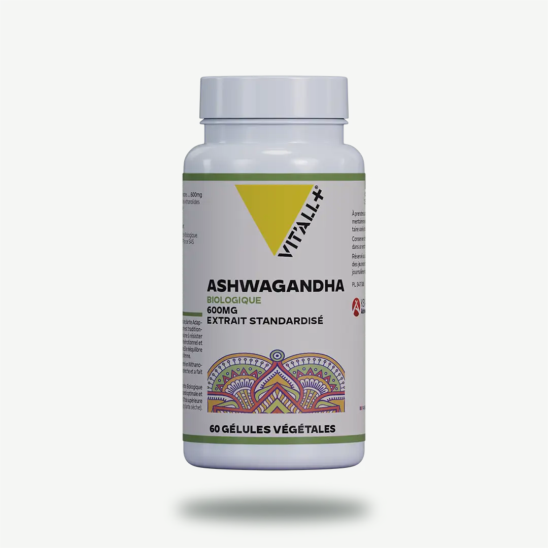 VITALL+ ASHWAGANDHA BIO 600MG - 60 GELULES