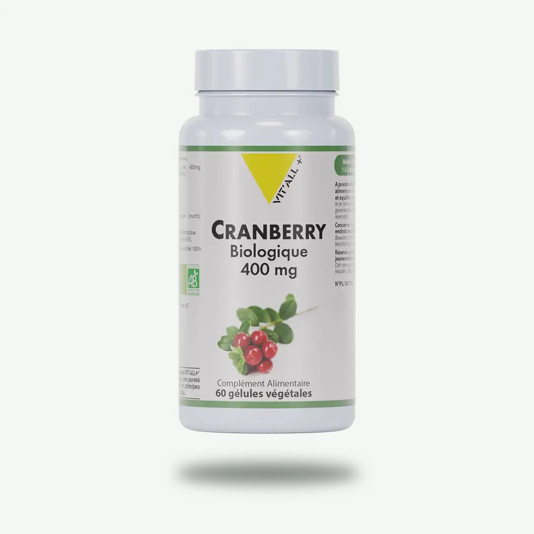 VITALL+ CRANBERRY BIO 400MG - 30 GELULES