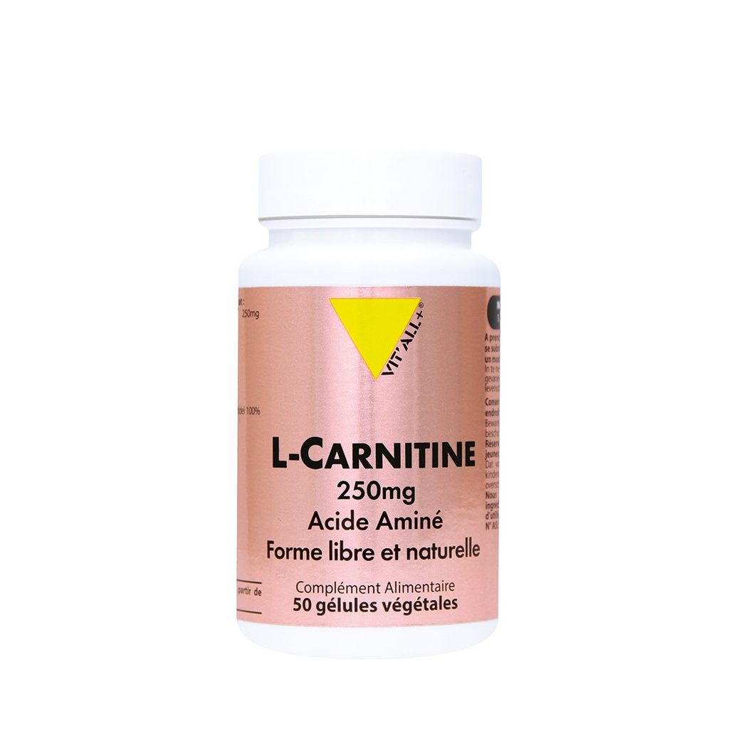 VITALL+ L-CARNITINE 250MG - 50 GELULES