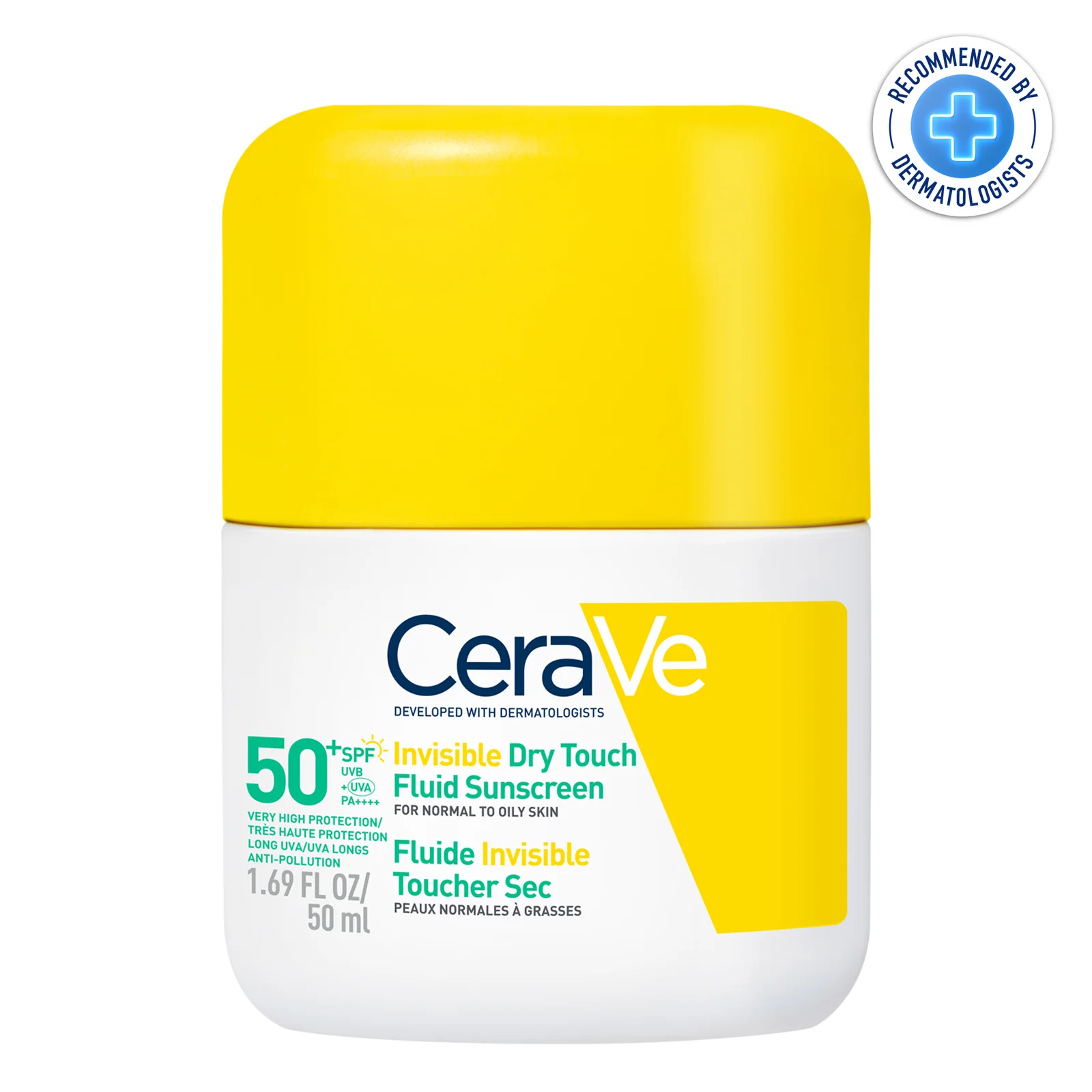 CERAVE FLUIDE INVISIBLE TOUCHER SEC SPF50+ 50ML