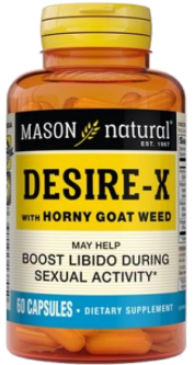 [311845137050] MASON NATURAL DESIRE-X WITH HORNY GOAT WEED 60 CAPSULES