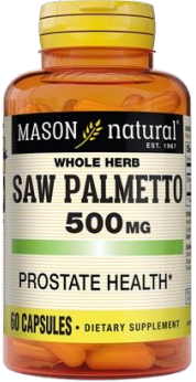 [311845115157] MASON NATURAL SAW PALMETTO 500MG 60 CAPSULES