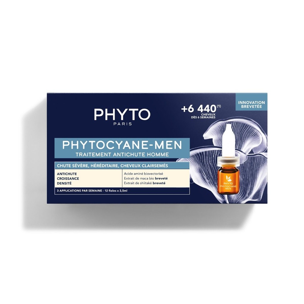 PHYTO PHYTOCYANE HOMME TRAITEMENT ANTI-CHUTE 123ML