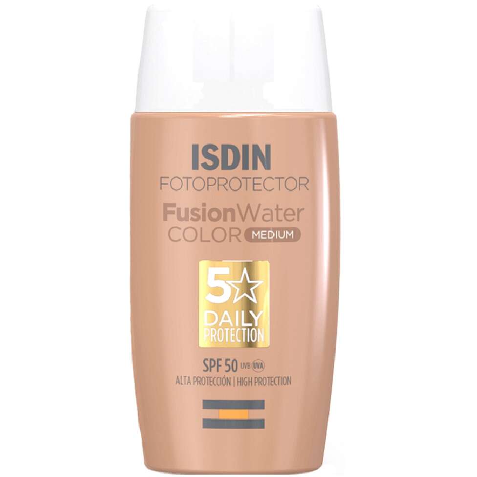 [8429420160576] ISDIN SOLAIRE FUSION WATER COLOR MEDIUM SPF50+ 50ML