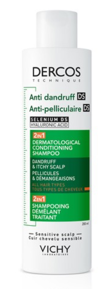 [3337875902380] VICHY DERCOS 2EN1 SHAMPOOING ANTI PELLICULAIRE + DEMELANT 200ML