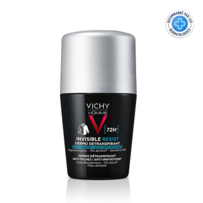 [3337875894234] VICHY HOMME DEODORANT 72H  INVISIBLE RESIST ROLL-ON 50ML