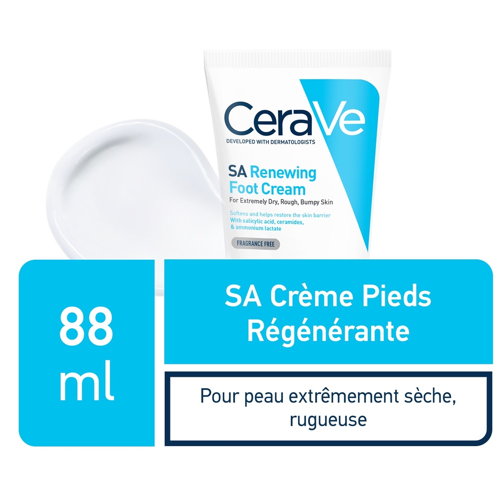 [3337875597296] CERAVE SA CREME PIEDS REGENERANTE 88ML