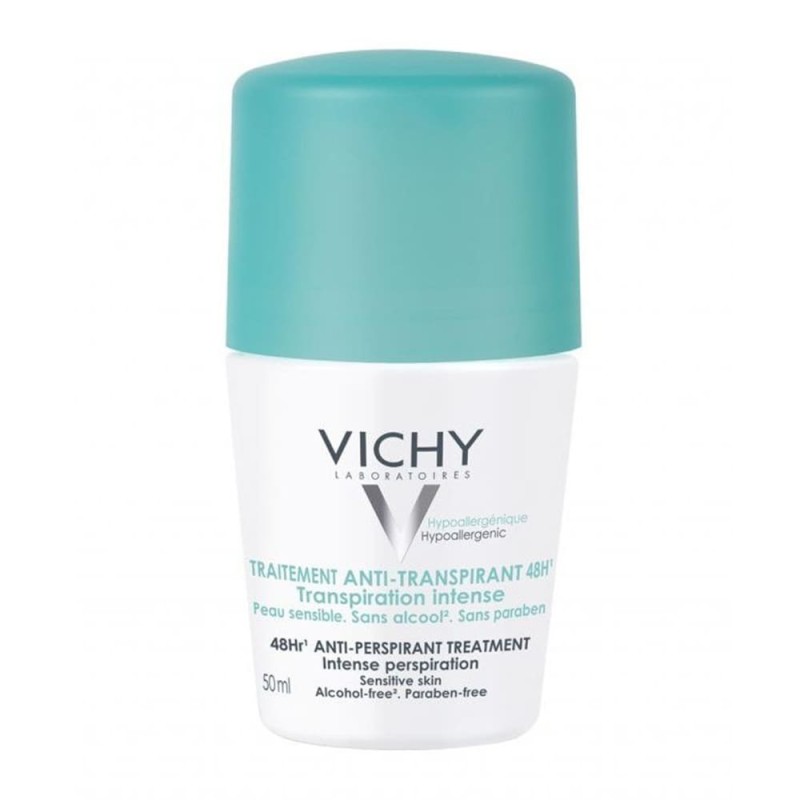 VICHY DEODORANT PACK 48H TRANSPIRATION INTENSE ROLL-ON 50ML*2